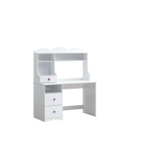 Acme Meyer Wood 1-Drawer/3-Open Storage Compartment Desk Hutch In White