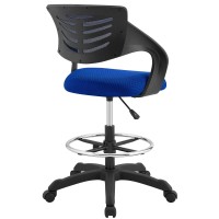 Thrive Mesh Drafting Chair - Blue