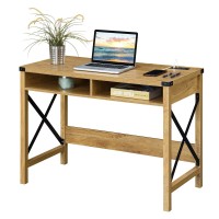 Durango 42 Inch Desk With Charging Station And Shelves