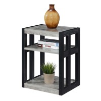 Monterey End Table With Shelves