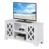 Gateway Tv Stand With Storage Cabinets And Shelves