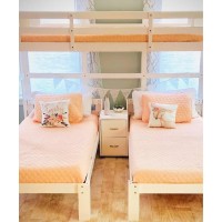 Twin Xl Loft Bed Over Two Twin Beds