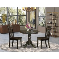 Anca3-Cap-W 3 Pc Kitchen Table Set-Kitchen Table And 2 Dining Chairs