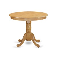 Ant-Oak-Tp Antique Table 36 Round With Oak Finish