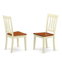 Dlan5-Bmk-W Dining Set - 5 Pcs With 4 Wood Chairs In Buttermilk