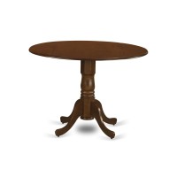 Dlva5-Esp-W 5 Pctable With 2 Drop Leaves And 4 Wood Dinette Chairs
