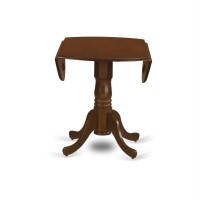 Dlva5-Esp-W 5 Pctable With 2 Drop Leaves And 4 Wood Dinette Chairs