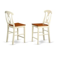 Edke5-Whi-W 5 Pc Counter Height Table And Chair Set - Dining Table And 4 Kitchen Bar Stool.