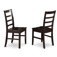 Hepf7-Cap-W 7 Pc Dining Room Set-Table With Leaf And 6 Kitchen Chairs.