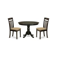 Hlca3-Cap-C 3 Pc Kitchen Nook Dining Set-Dining Table And 2 Dinette Chairs