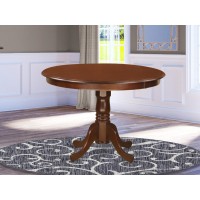 Hlt-Mah-Tp Table 42 Diameter Round Table -Black And Cherry