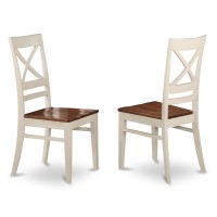 Noqu3-Whi-W 3 Pc Table And Chair Set For 2-Table And 2 Kitchen Dining Chairs