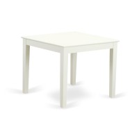 Oxgr3-Lwh-W 3 Pcbreakfast Nook Table And 2 Wood Dining Room Chair In Linen White