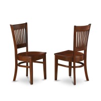 Set Of 2 Chairs Vac-Esp-W Vancouver Wood Seat Dining Chairs In Espresso Finish