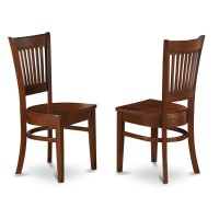 Vanc7-Esp-W 7 Pc Dining Room Set Table With Leaf And 6 Kitchen Dining Chairs
