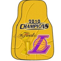 Los Angeles Lakers 2010 Nba Champions Front Carpet Car Mat Set - 2 Pieces