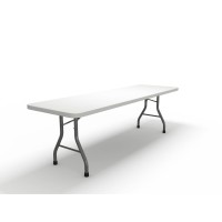 96X30 Rectangular Table, White