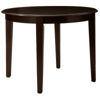 East West Furniture Bot-Cap-T Boston Round Modern Dining Table For Small Spaces, 42X42 Inch, Cappuccino