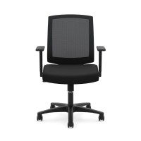 Hon Torch Mesh Task Chair - Mid-Back Office Chair, Black (Hvl511)