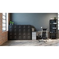 Lorell Vertical File - 4-Drawer - 15 X 26.5 X 52 - 4 X Drawer(S) For File - Letter - Vertical - Security Lock, Ball-Bearing Suspension, Heavy Duty - Black - Steel - Recycled