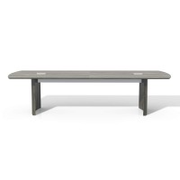 Medina Conference Table (10'), Gray Steel