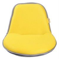 Quickchair Indoor/Outdoor Portable Multiuse Foldable Mesh Floor Chair , Yellow/Grey