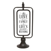 Stratton Home Decor The Love Of A Family Metal Table Top
