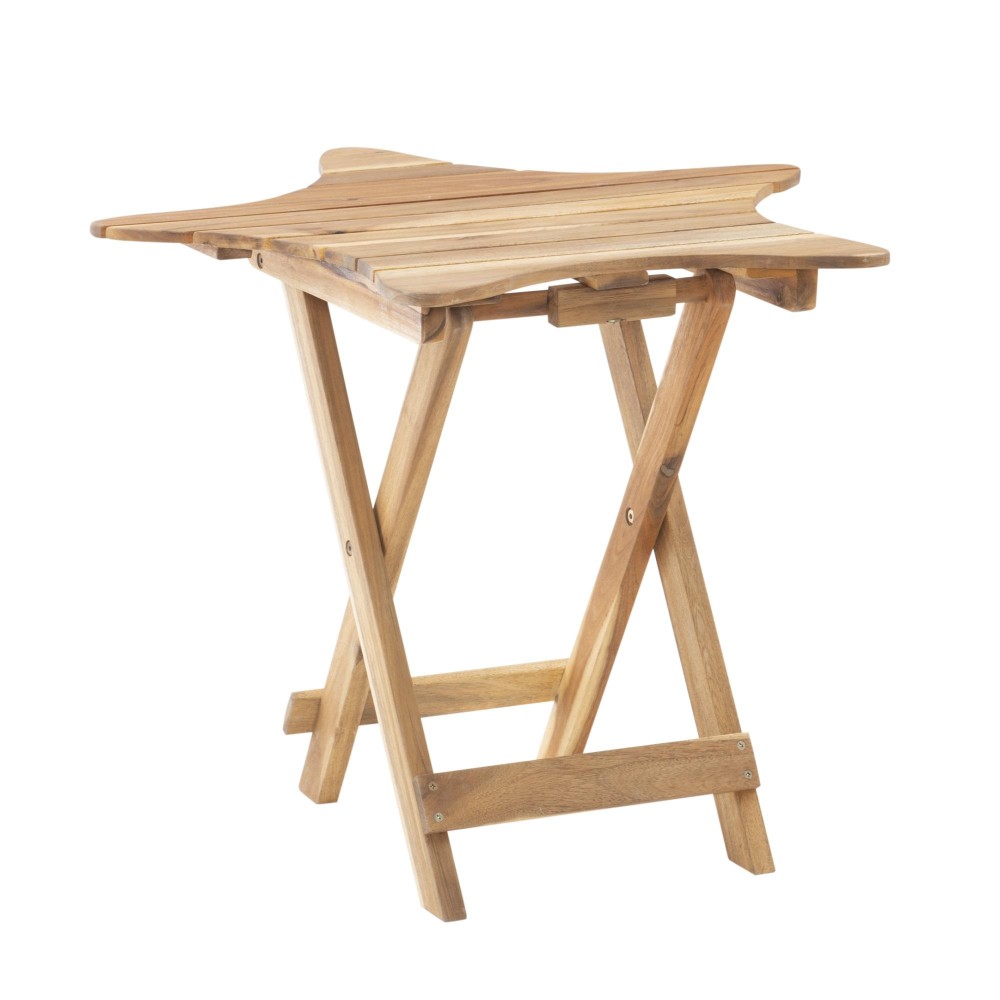 Stanbury Outdoor Folding Table, Natural