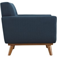 Engage Upholstered Fabric Armchair - Azure