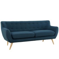 Remark Upholstered Fabric Sofa - Azure
