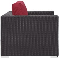 Convene Outdoor Patio Armchair - Red