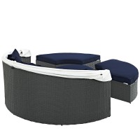 Sojourn Outdoor Patio Sunbrella Daybed - Canvas Navy