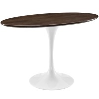 Lippa 48 Oval Walnut Dining Table - Walnut