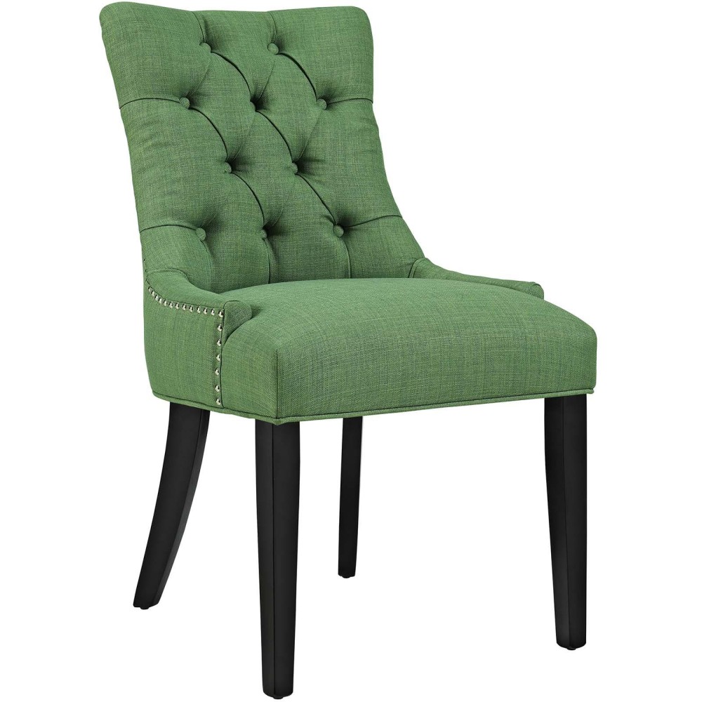 Regent Fabric Dining Chair - Kelly Green