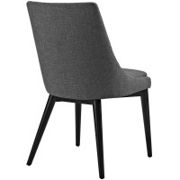 Viscount Fabric Dining Chair - Gray
