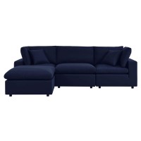 Commix 4-Piece Sunbrella Outdoor Patio Sectional Sofa