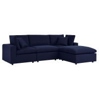 Commix 4-Piece Sunbrella Outdoor Patio Sectional Sofa