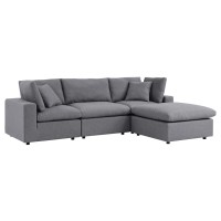 Commix 4-Piece Sunbrella Outdoor Patio Sectional Sofa