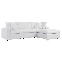 Commix 4-Piece Sunbrella Outdoor Patio Sectional Sofa