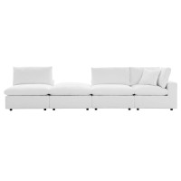 Commix 4-Piece Sunbrella Outdoor Patio Sectional Sofa