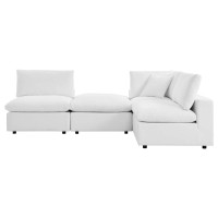 Commix 4-Piece Sunbrella Outdoor Patio Sectional Sofa