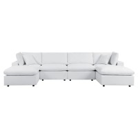 Commix 6-Piece Sunbrella Outdoor Patio Sectional Sofa