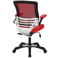 Edge Vinyl Office Chair - Red