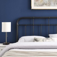 Alessia Full Metal Headboard - Black