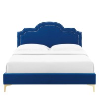 Aviana Performance Velvet Twin Bed