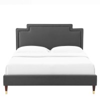 Liva Performance Velvet Queen Bed