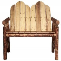 Glacier Country Collection Deck Bench, Exterior Stain Finish