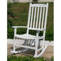 Traditional Rocking Chair, White