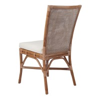 Tatum Rattan Side Chair - Canary Brown