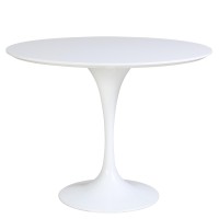 Allie 39 Round Table - White